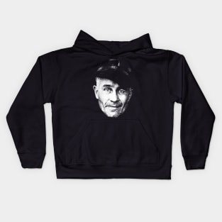 Ed Gein Portrait Retro Kids Hoodie